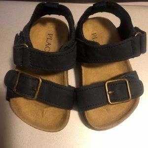 Navy Blue Baby Sandals